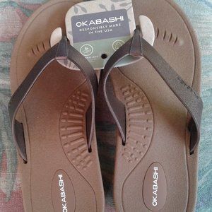 Women's Okabashi flip flop sandals size 6.5/7.5